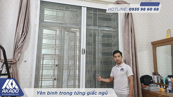 Cửa lưới chống muỗi cao cấp hệ mới