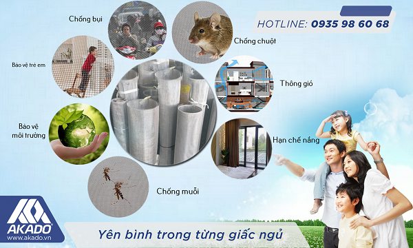 Lưới chống muỗi Inox 304