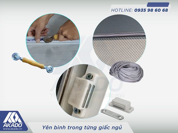 cửa lưới chống muỗi  mở quay