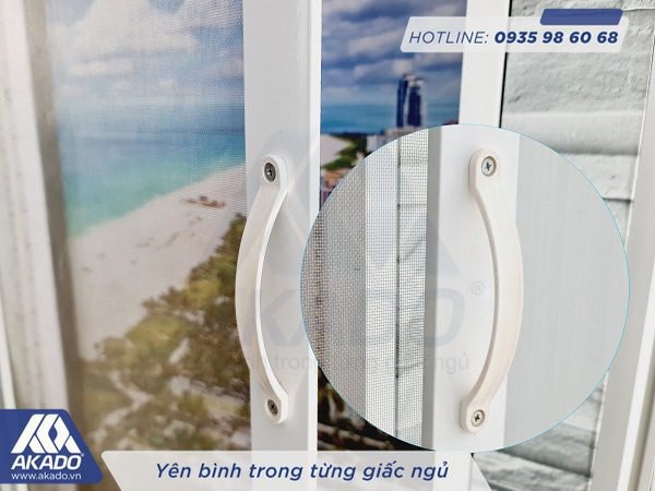 cửa lưới chống muỗi  mở quay