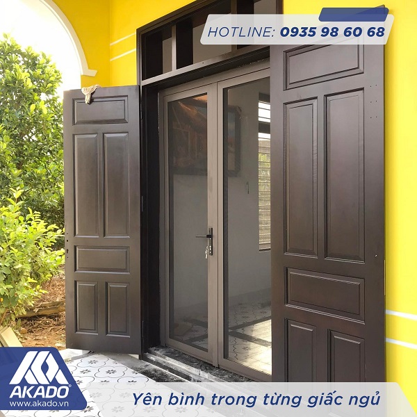 Cửa lưới chống muỗi an toàn cánh mở